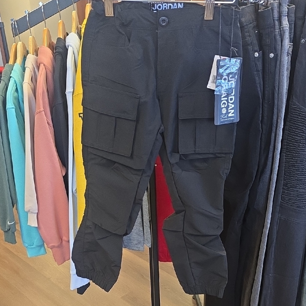Jordan Black Utility Cargo Pants